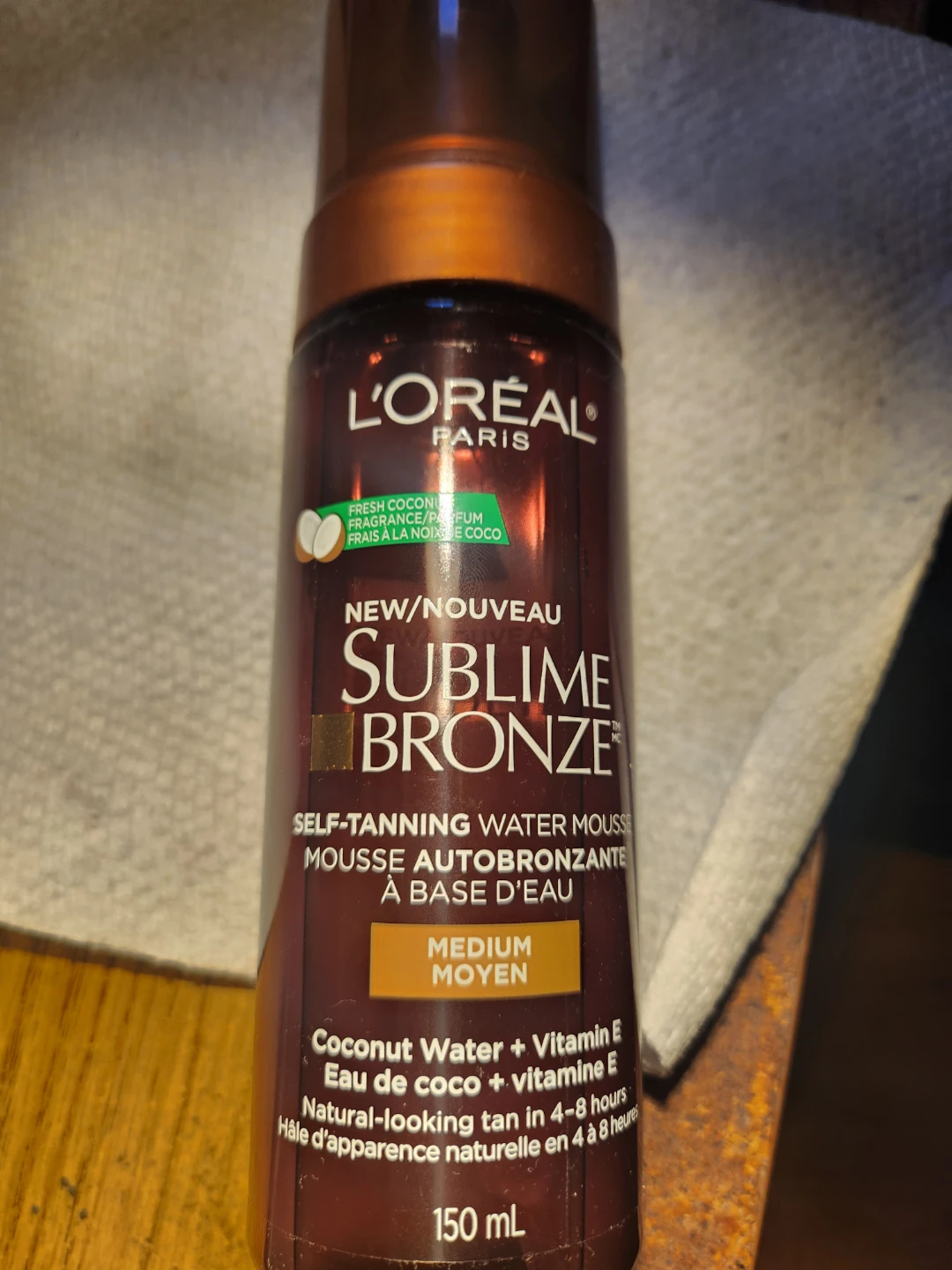 L'Oréal Paris Sublime Bronze Self-Tanning Water Mousse - Medium