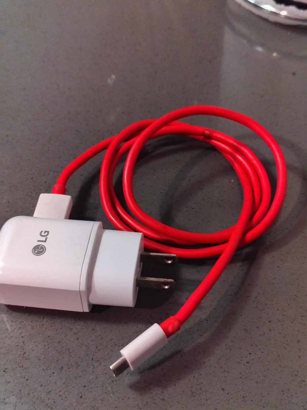 LG Charger with Red USB Cable 🥕 Electronic🎁