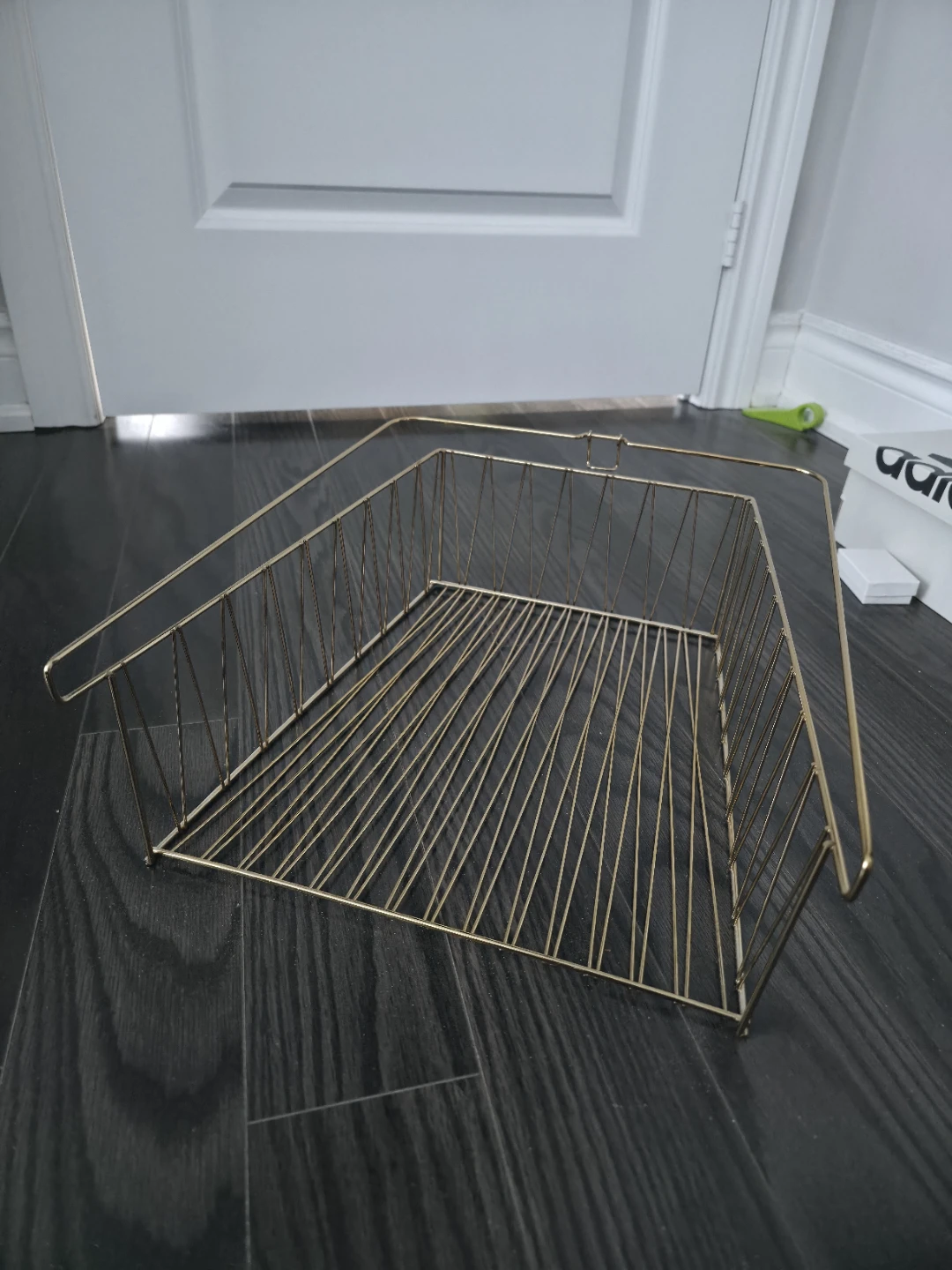 IKEA Kallax Wire Basket, Gold - photo 2