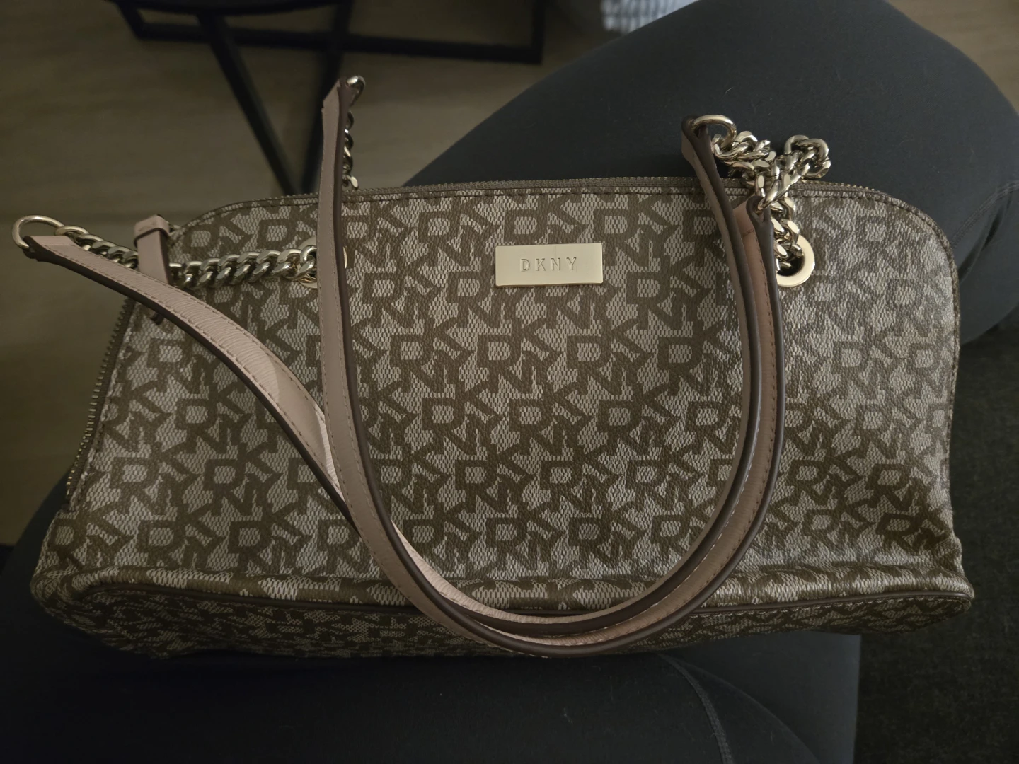 DKNY Monogram Shoulder Bag
