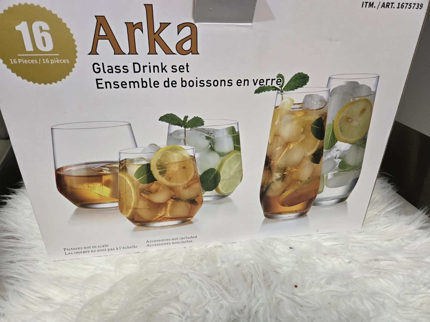 Arka Glass Drink Set - 16 Piece - photo 2