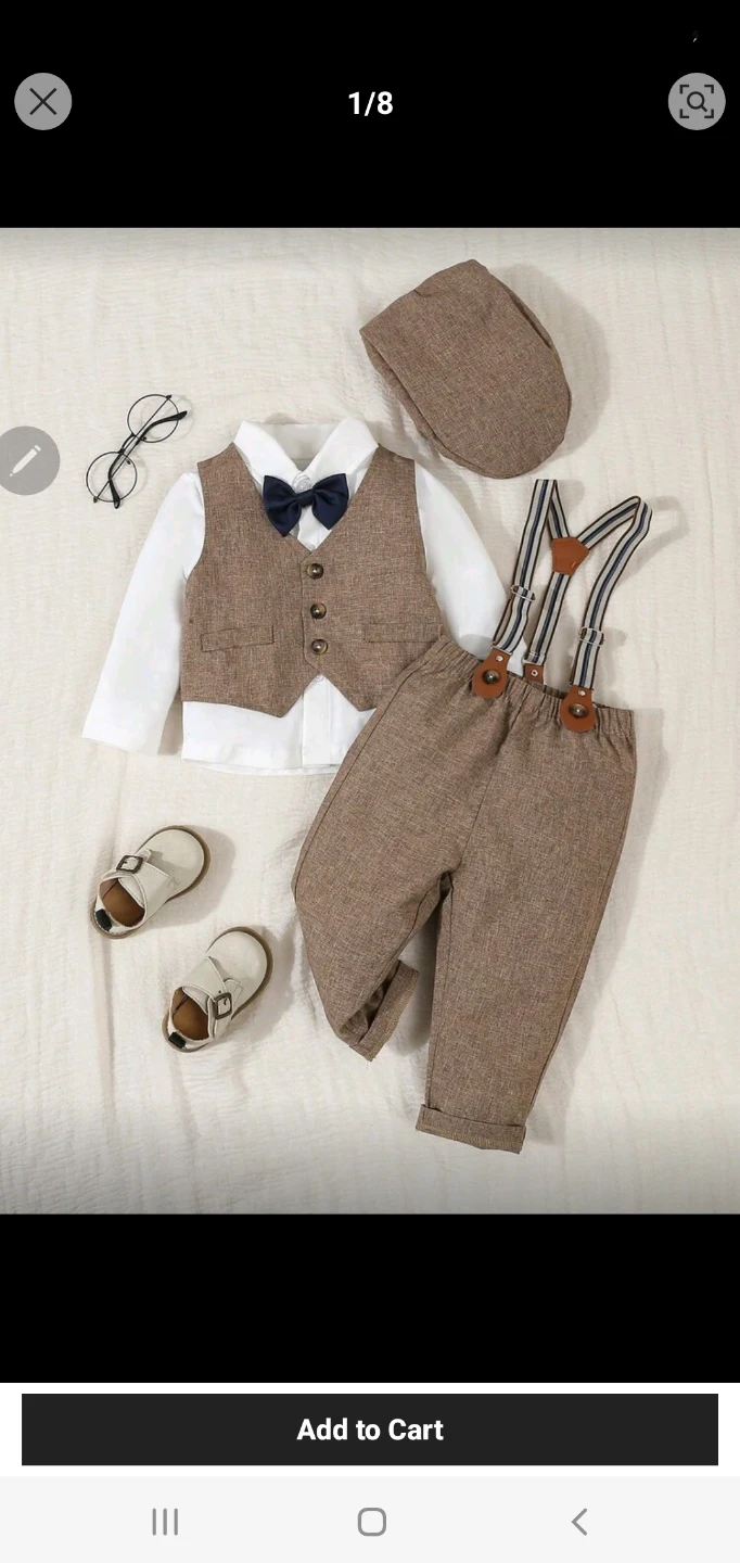 4 piece Baby boy outfit