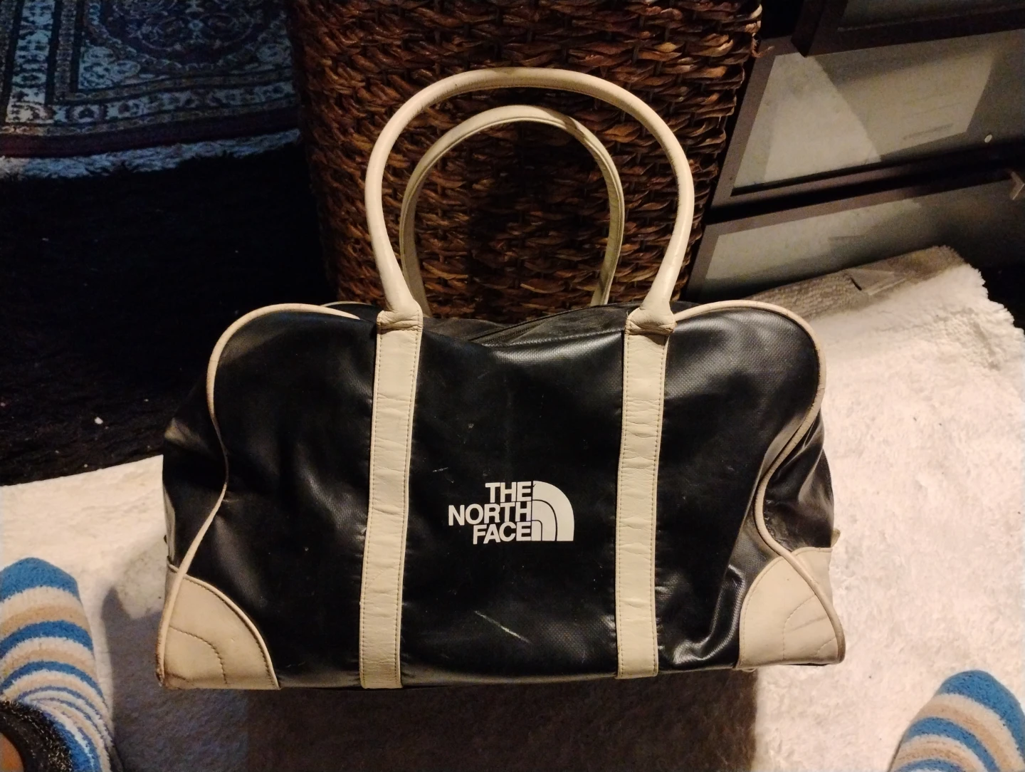 The North Face Duffel Bag - Black & Cream - photo 2