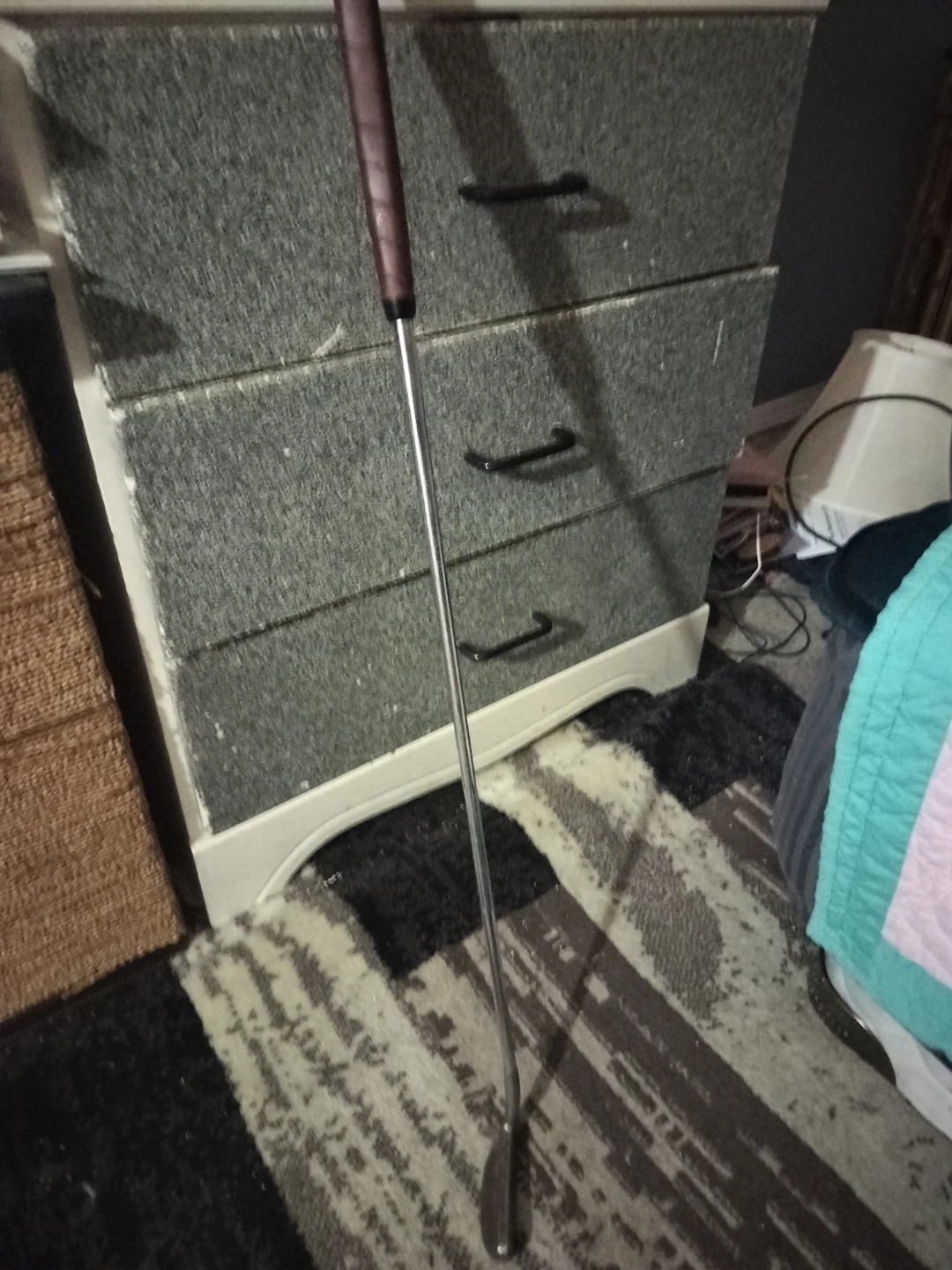 Golf Putter with Wooden Handle