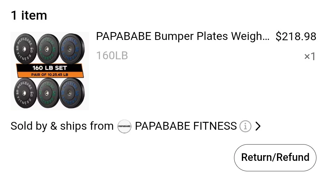 PAPABABE Weight Bench & Bumper Plates - photo 4