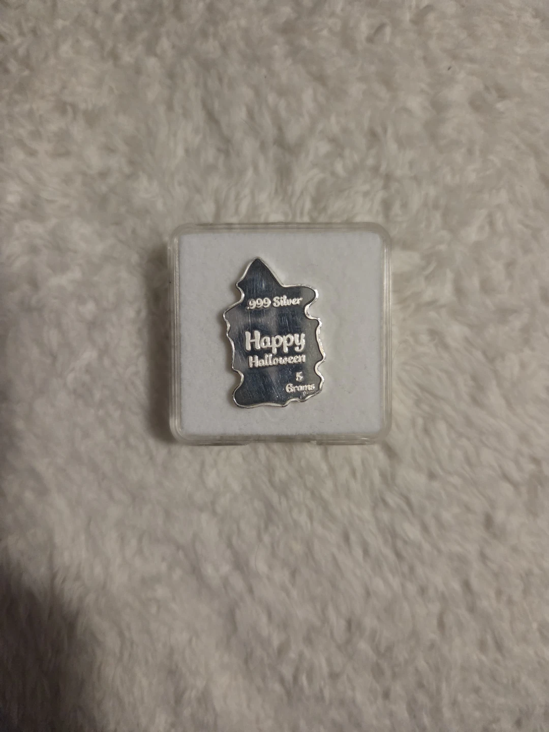 Happy Halloween Ghost 999 Silver Bar - 5 Grams - photo 3