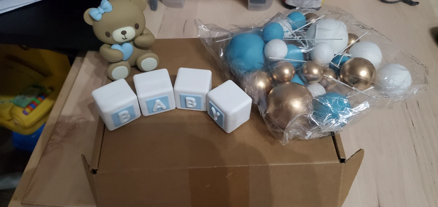 Baby Shower Cake Topper Set - New in Box - photo 2