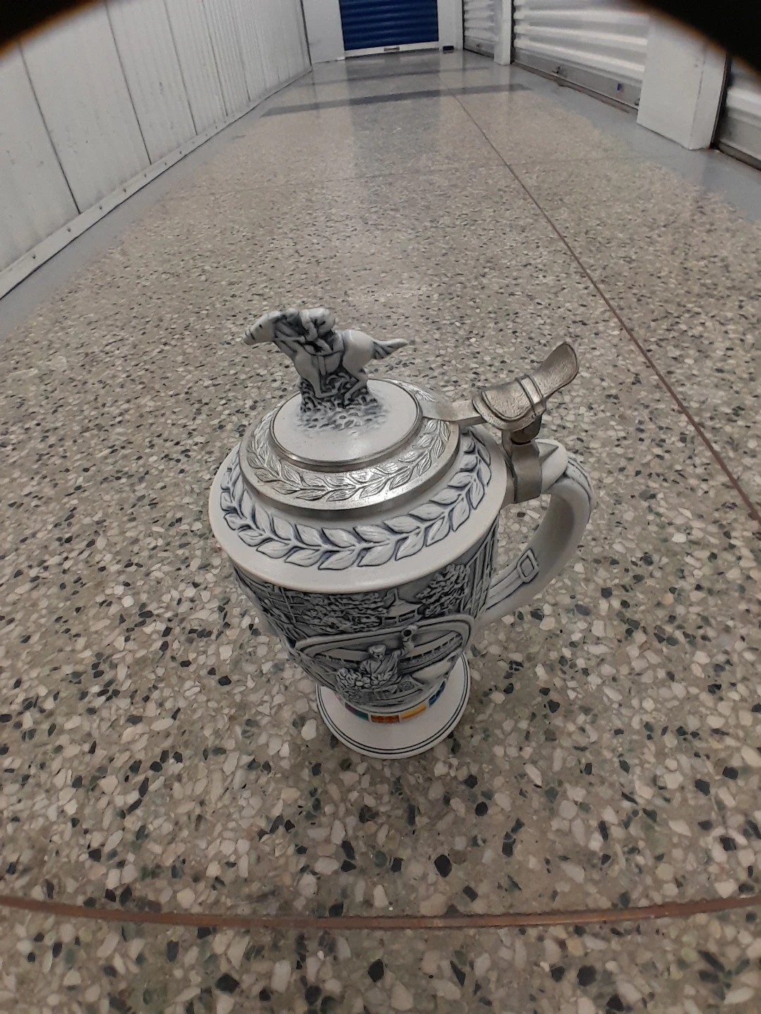 Decorative Ceramic Stein with Lid - photo 4