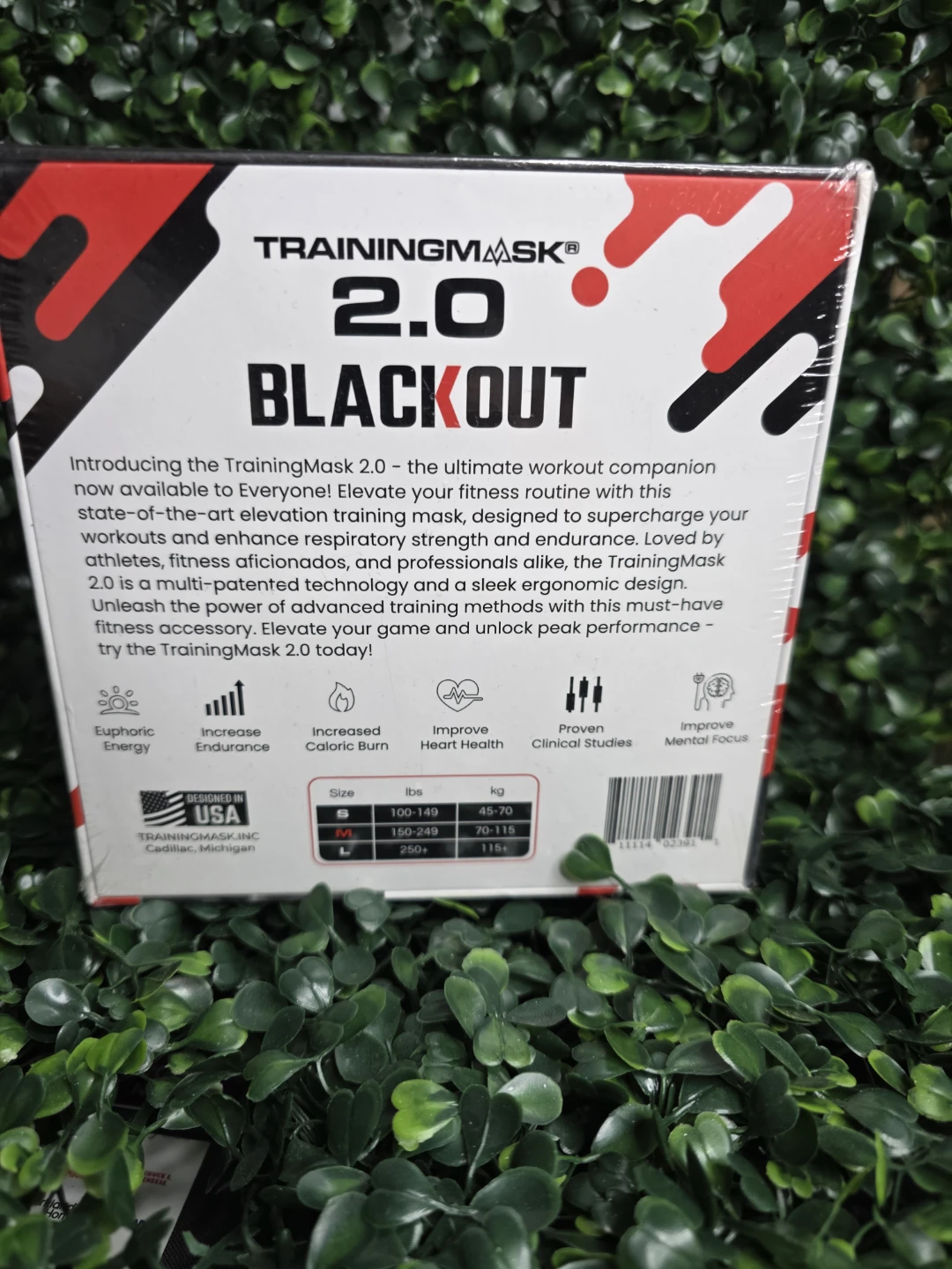 Training Mask 2.0 Blackout Medium - photo 3