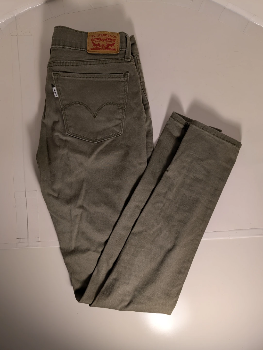 Olive Green Skinny Jeans | Levi's - S: 28 - photo 5