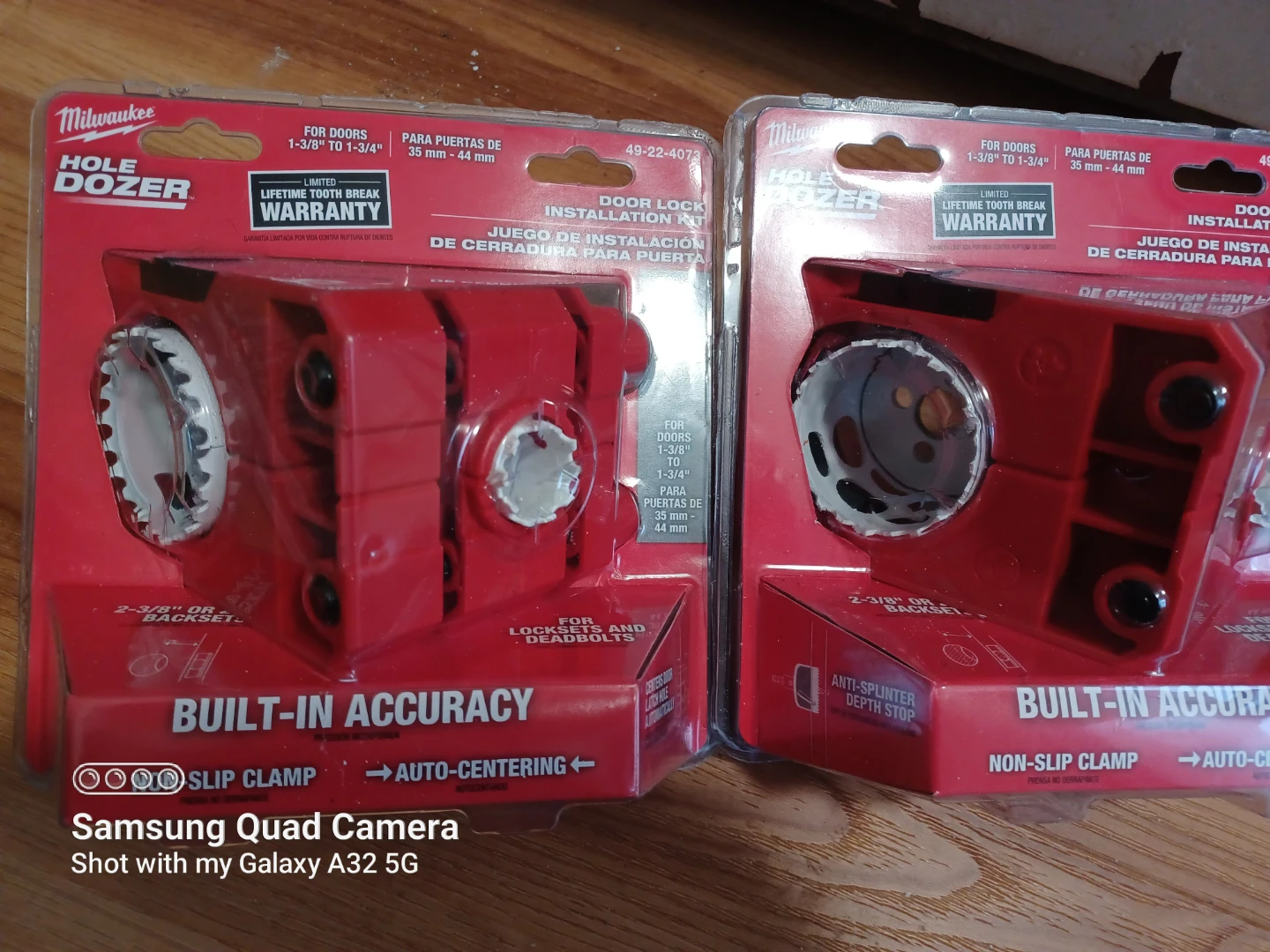 Milwaukee Hole Dozer Door Lock Installation Kit🥕