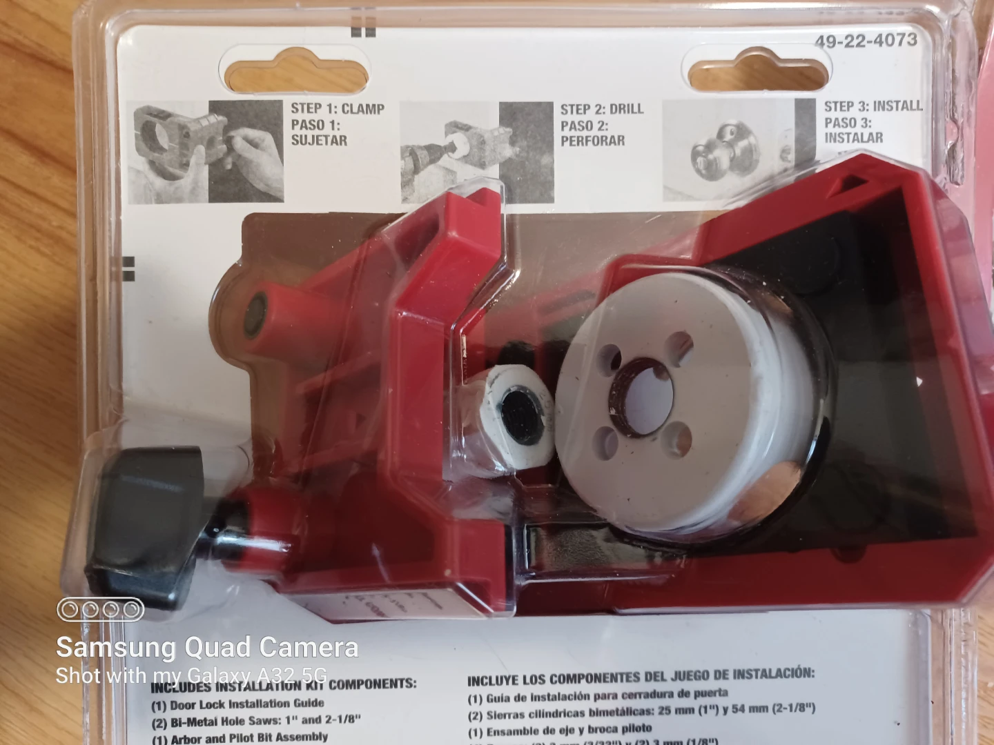 Milwaukee Hole Dozer Door Lock Installation Kit🥕 - photo 2