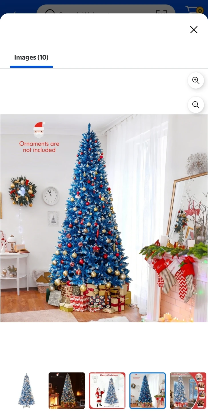 9ft Blue Artificial Christmas Tree - photo 4