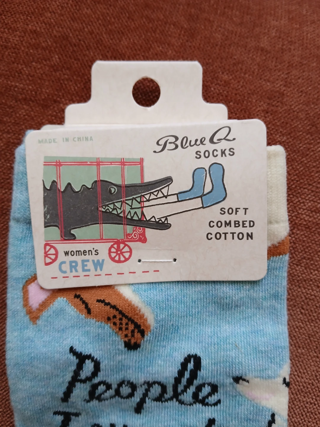 Blue Q Women's Crew Socks - Soft Combed Cotton - Size 5-10 - photo 2