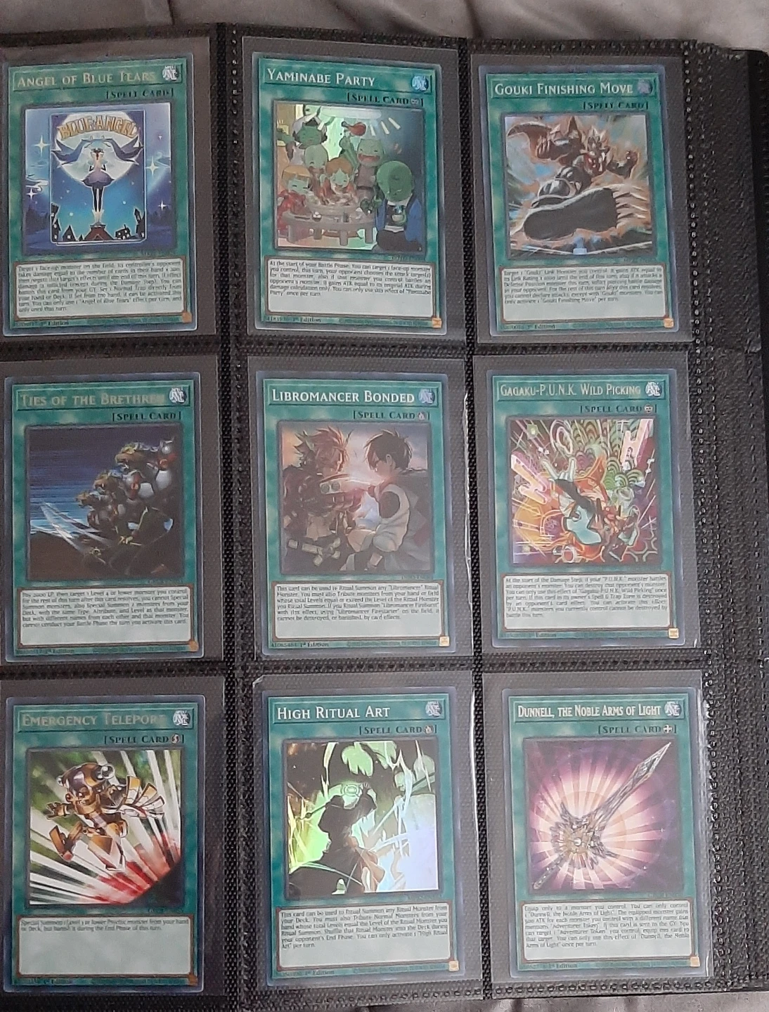 Assorted Yu-Gi-Oh! Spell Cards