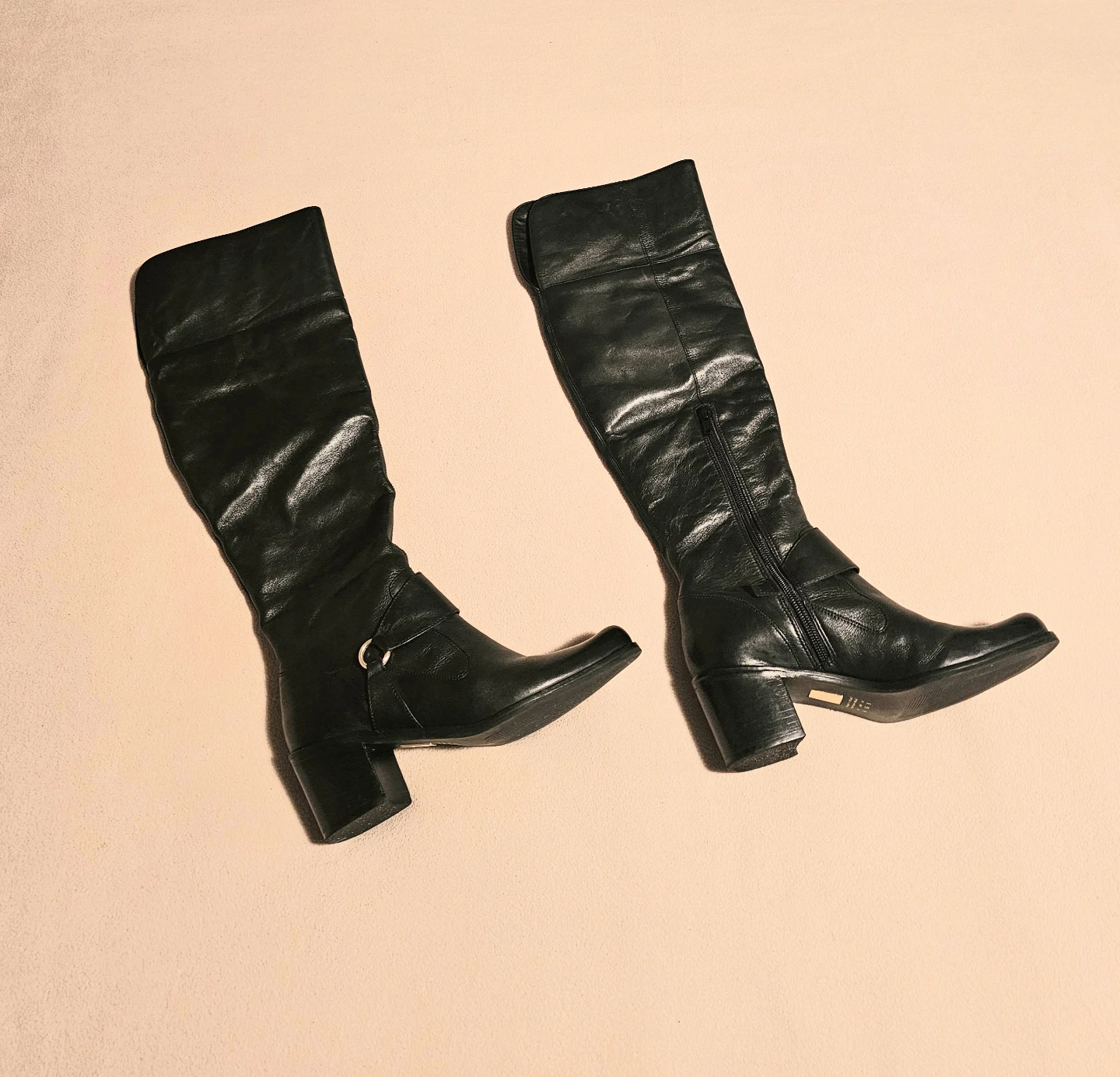 Leather Knee High Boots Size 6 Truth or Dare by Madonna $20 - photo 2