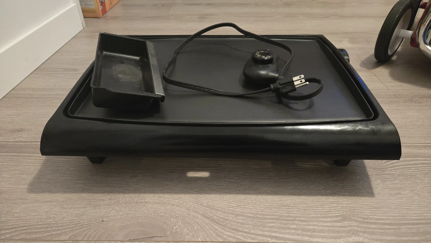 Black cooking griddle - photo 2