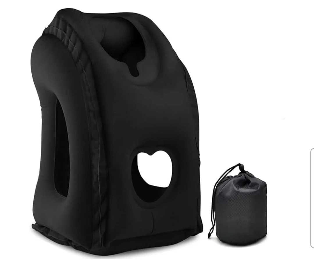 SAHEYER Inflatable Travel Pillow - Black