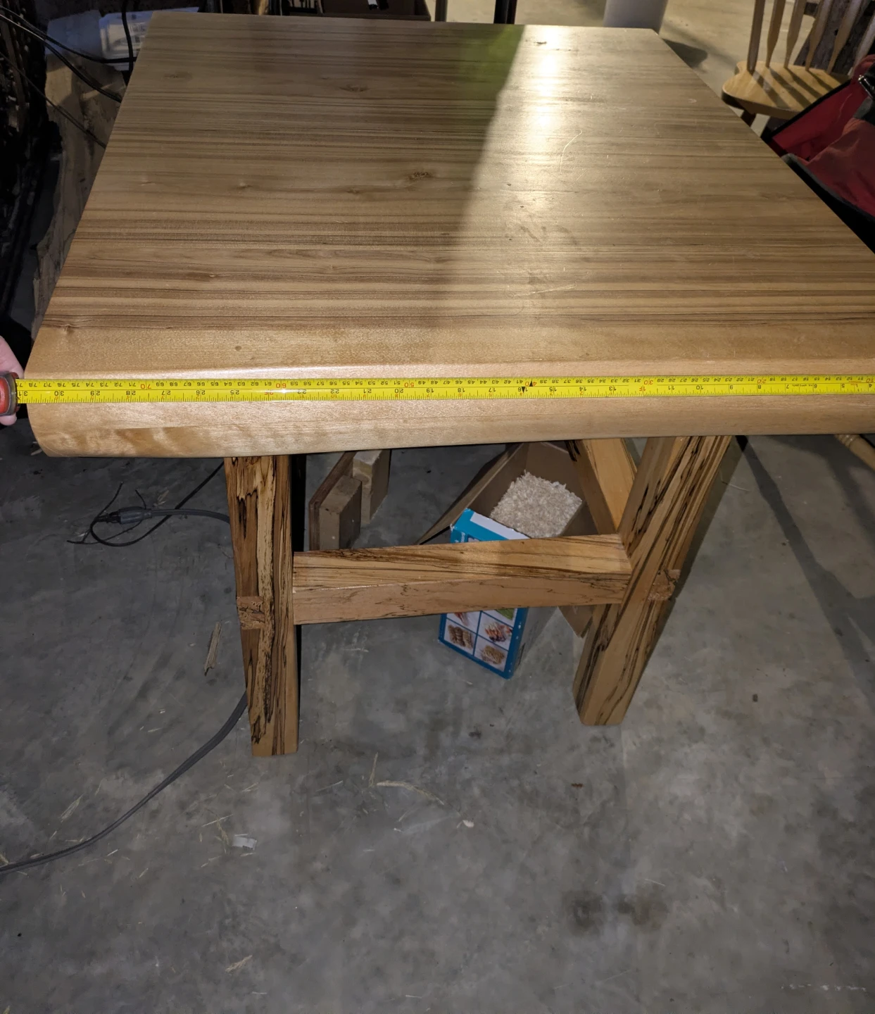 Live edge Table 31" x 36" x 32" High - photo 3