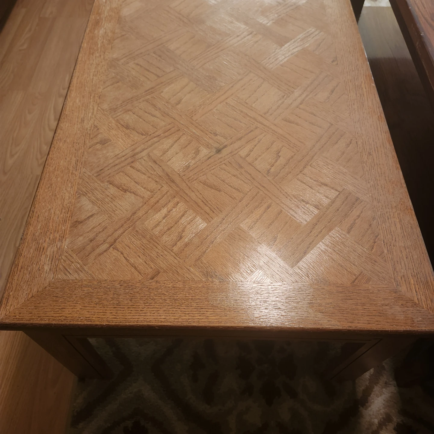 Oak Wood Coffee Table - photo 4