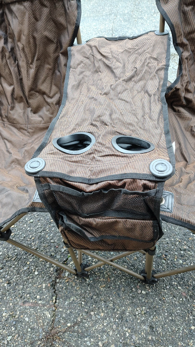 Double Camping Chair with Centre Console - photo 4