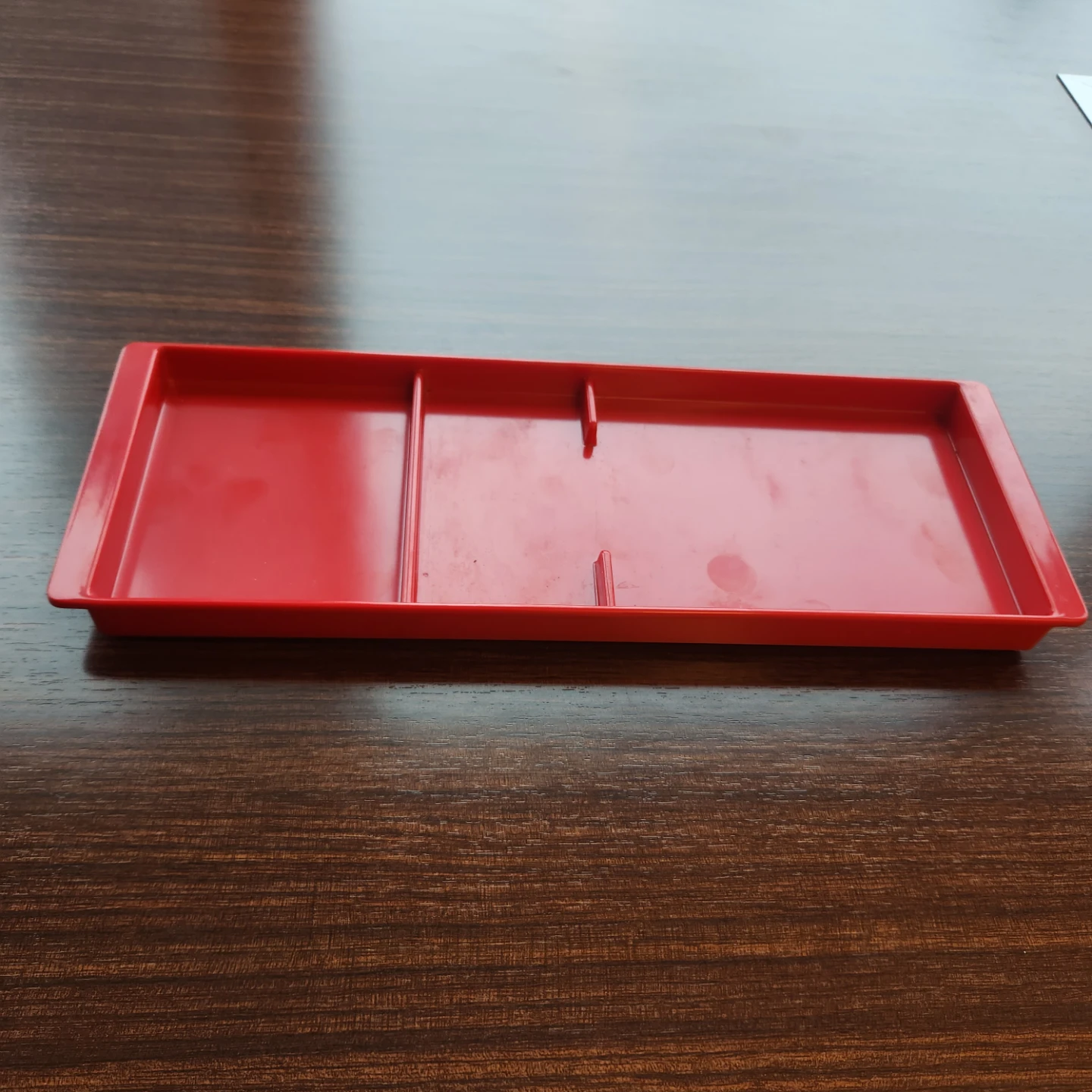 Teknion Red Melamine Tray