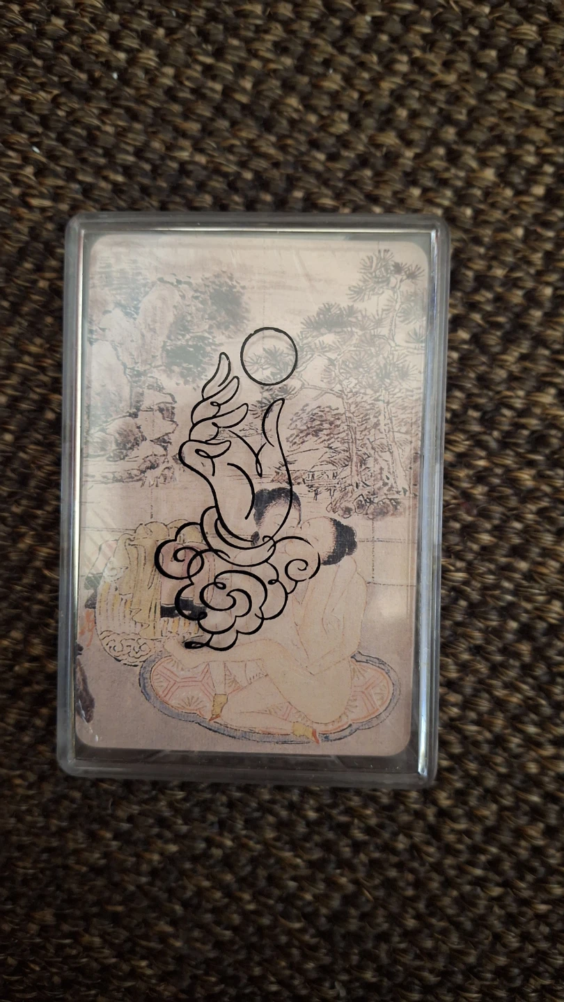 Sealed Deck of Playing Cards with Oriental Art