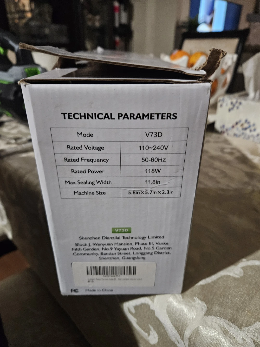Gosbye V73D Vacuum Sealer - Like New! - photo 2