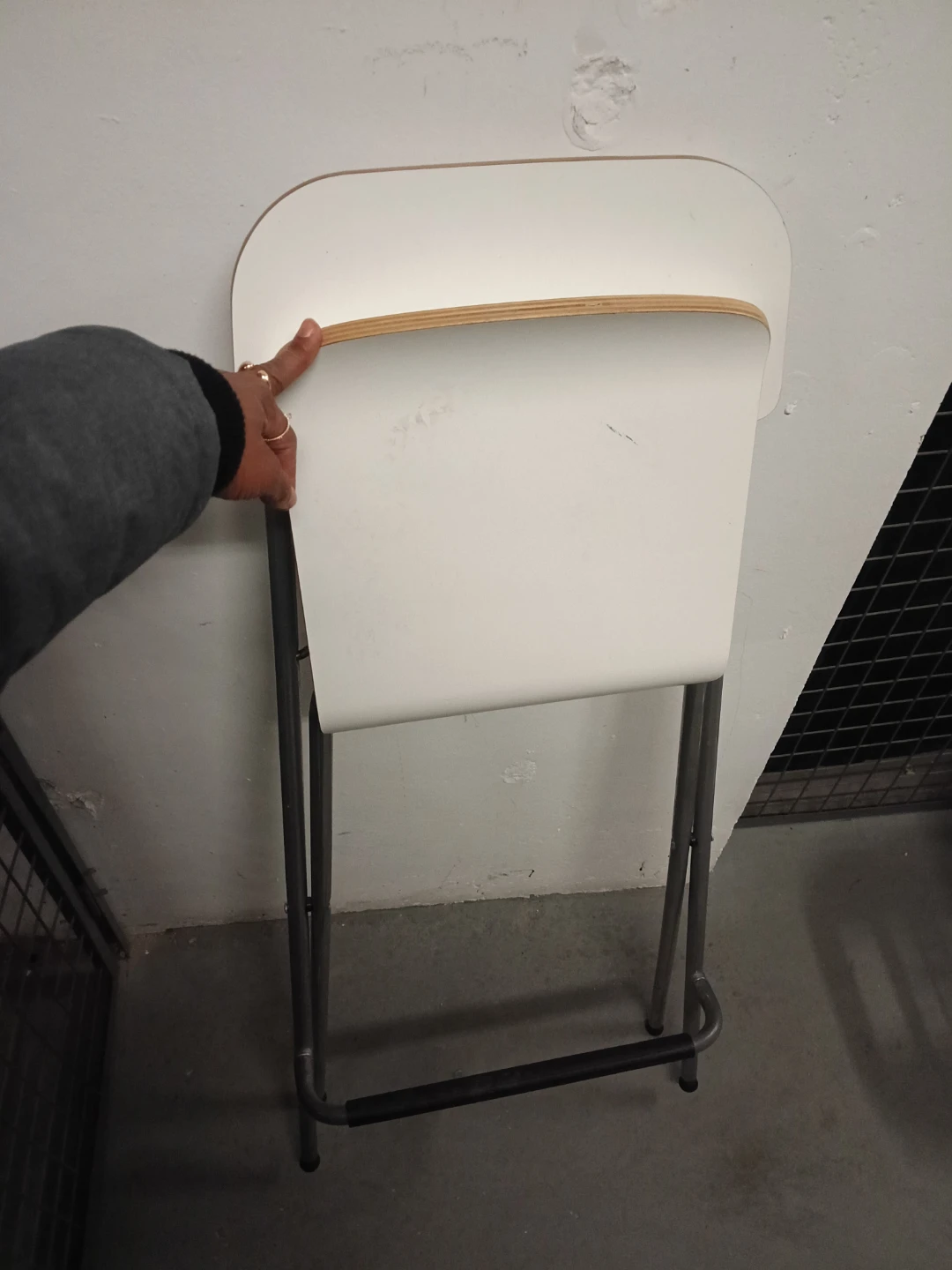 Folding IKEA Chair - White