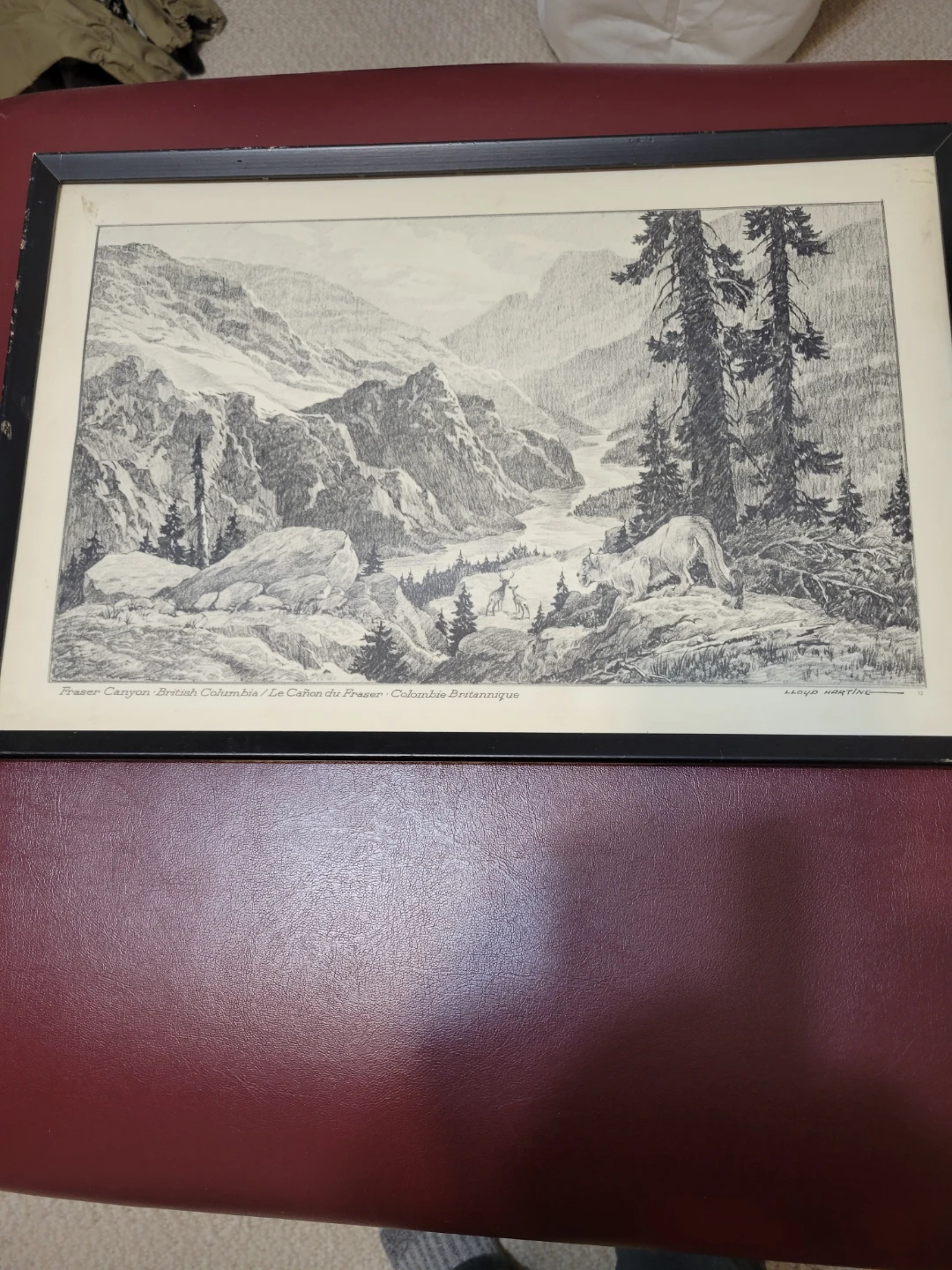 Lloyd Harting Art Print - Fraser Canyon British Columbia
