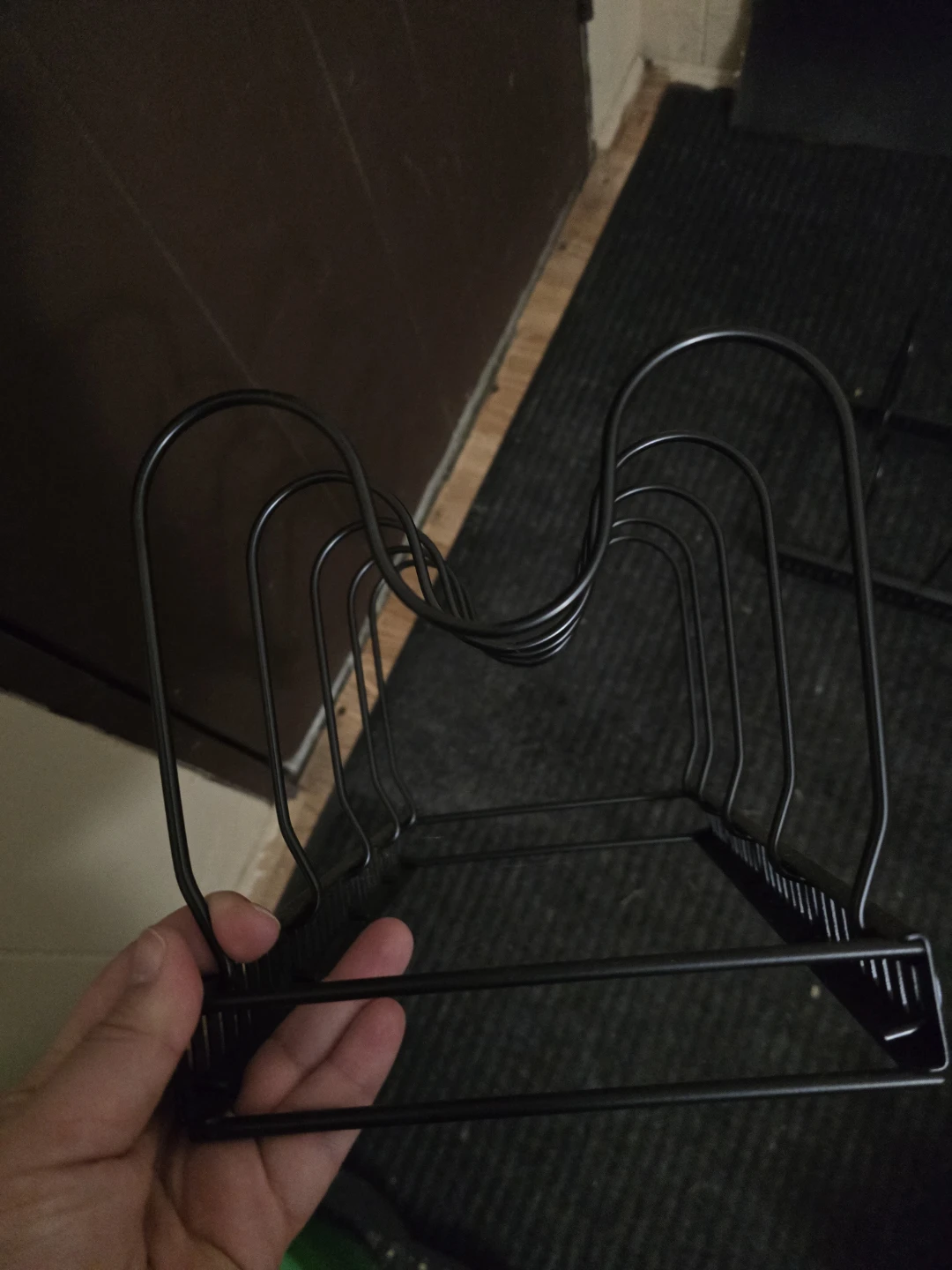Black Pot Lid Organizer Rack - photo 3