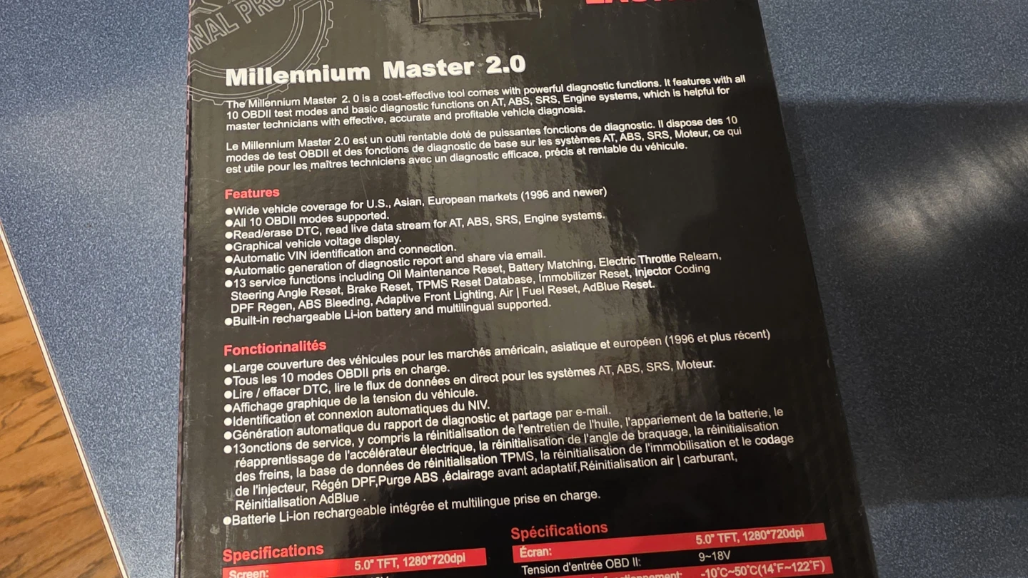 LAUNCH Millennium Master 2.0 Diagnostic Tool - New in Box 🥕 - photo 5