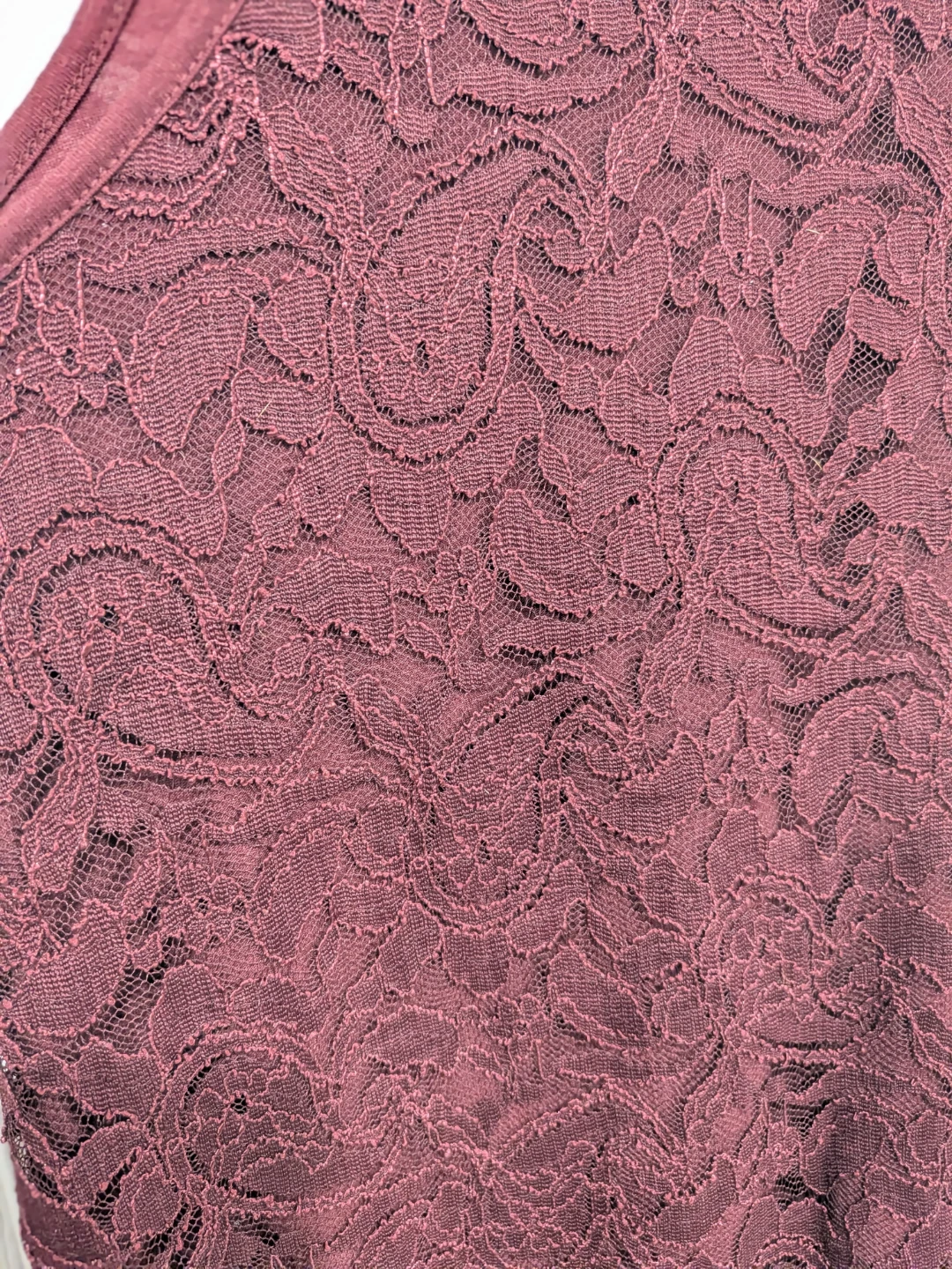 Burgundy Lace Dress - photo 2