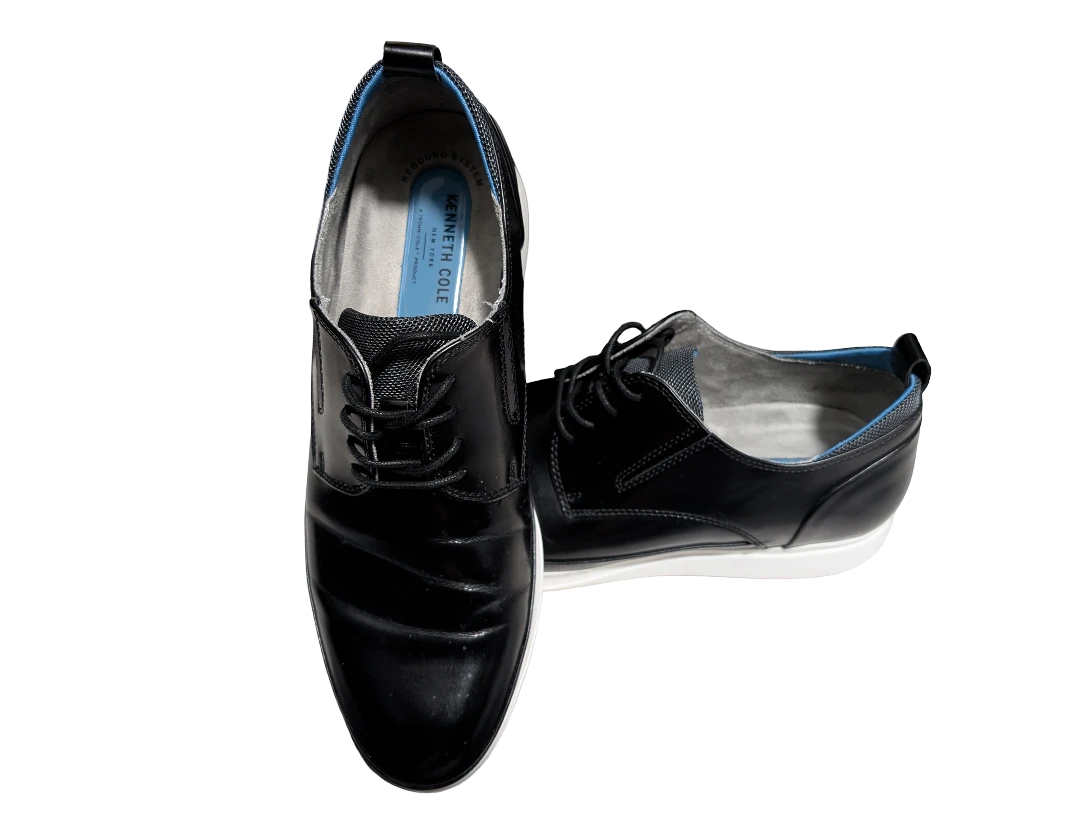 Kenneth Cole New York Black Leather Shoes Men Size 10US - photo 2