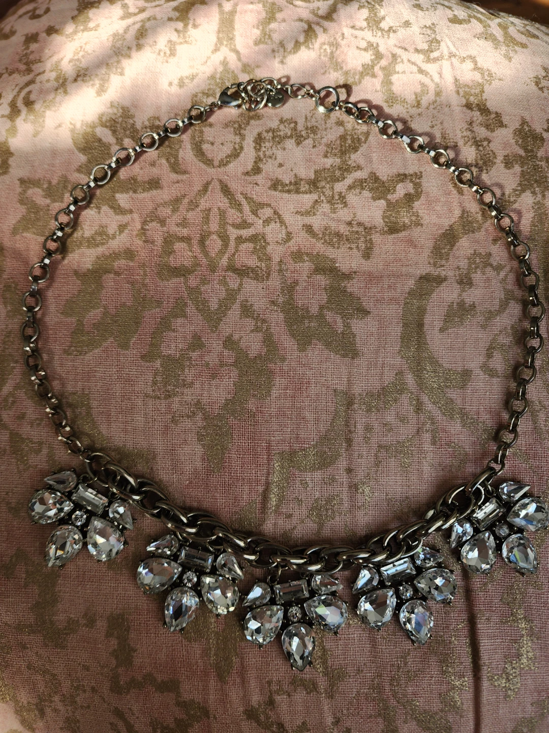 LOFT Silver Tone Statement Necklace - photo 3