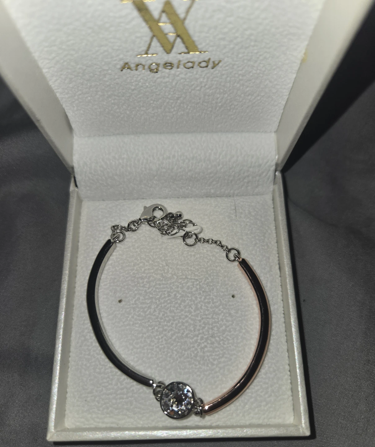 Angelady Bracelet with Crystal Accent