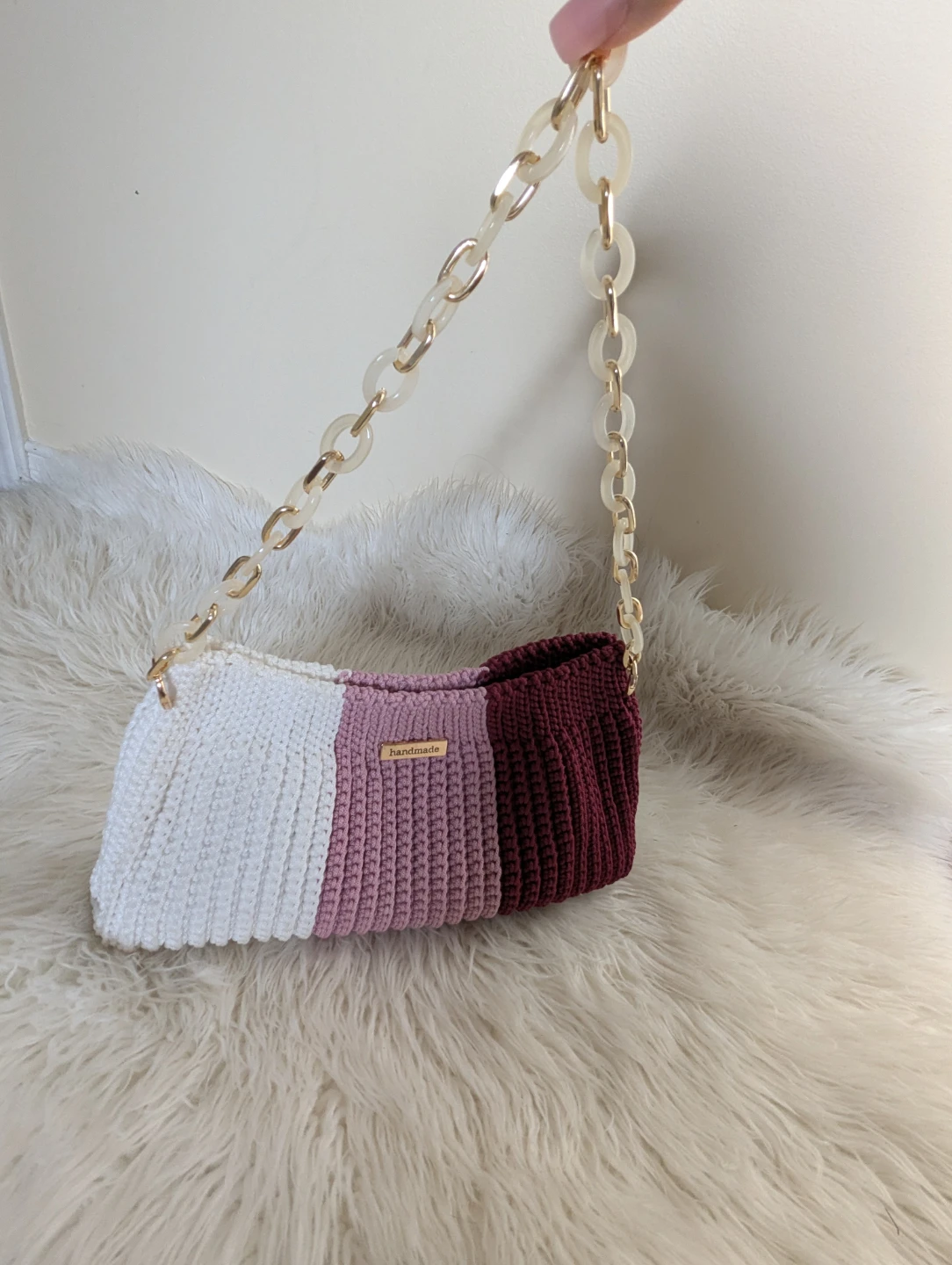 Handmade crochet Shoulder Bag - Unique Design - photo 4