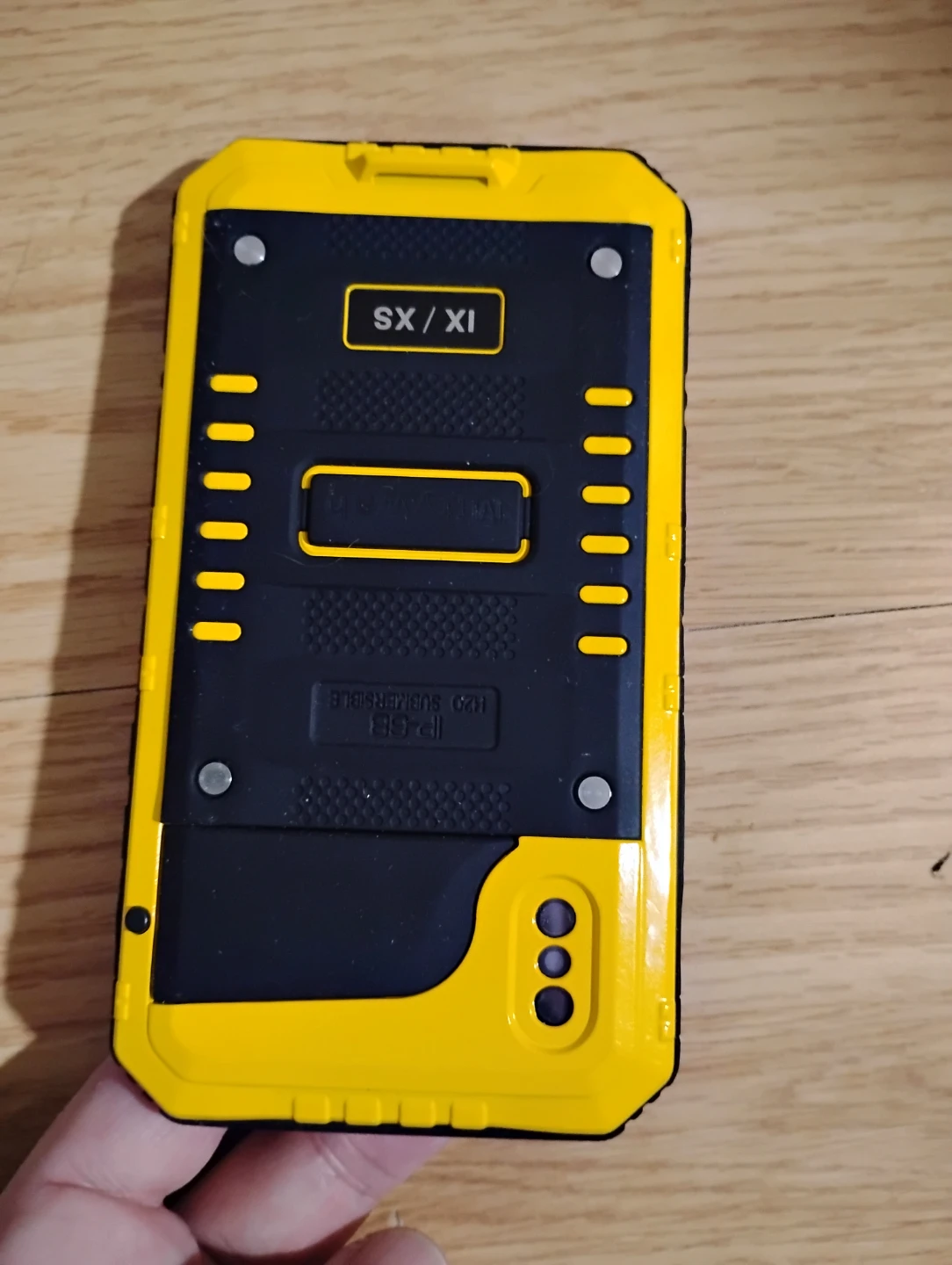 Mighty vỏ Case for iPhone IX / XI - Yellow/Black - photo 5