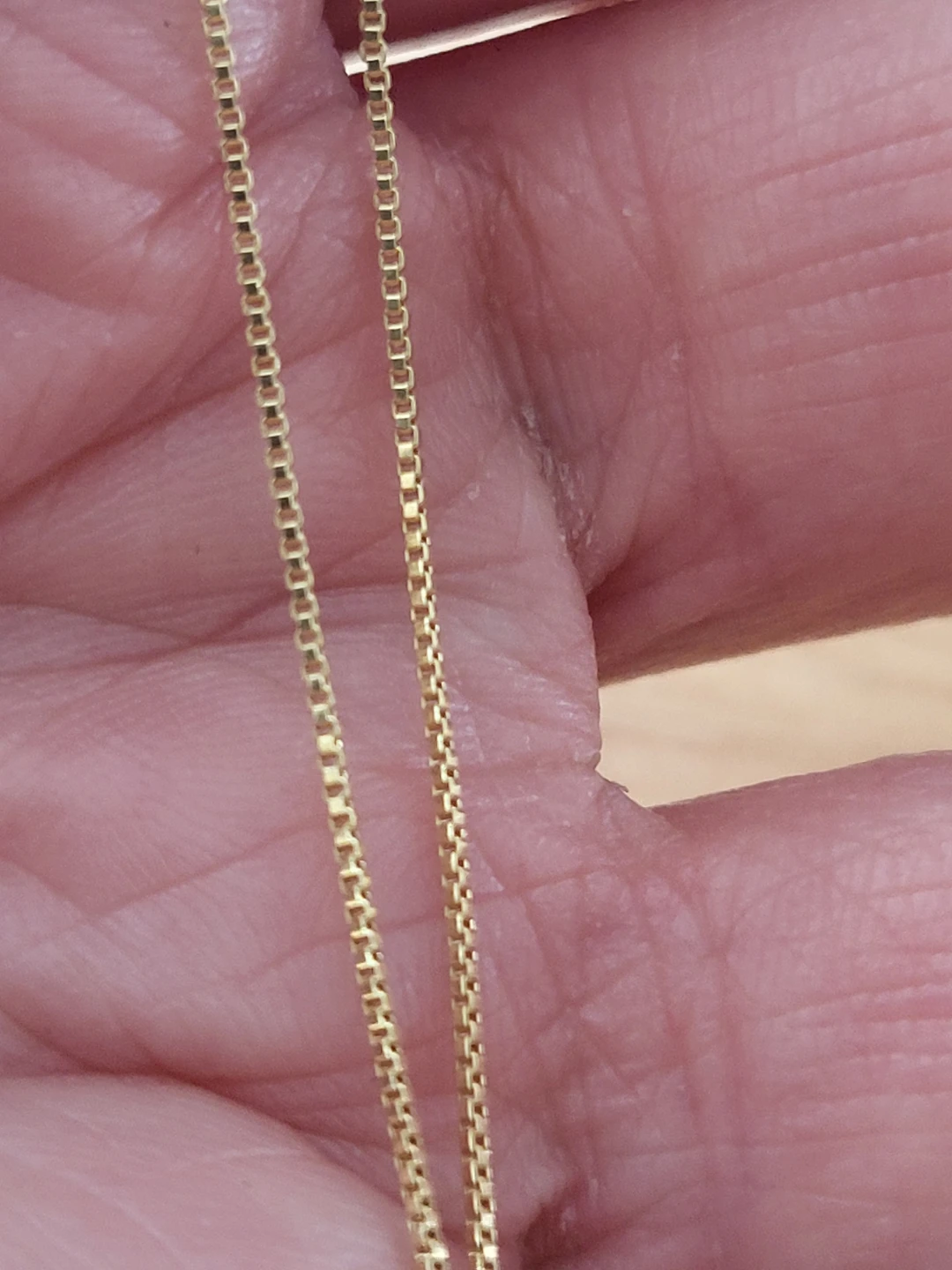 KEZEF Gold Plated Chain Necklace - Italy - photo 2