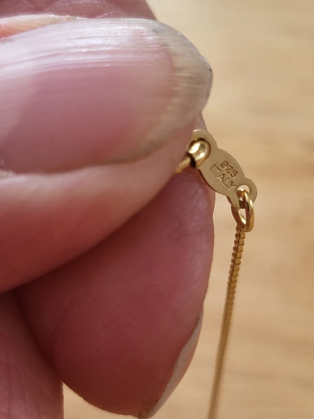 KEZEF Gold Plated Chain Necklace - Italy - photo 4