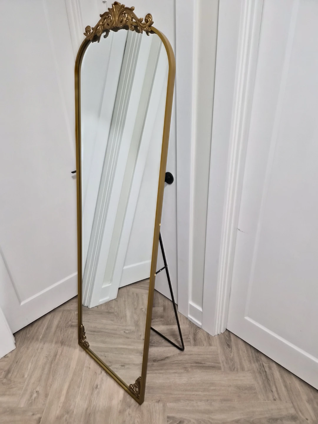 Gold Ornate Standing Mirror - photo 3
