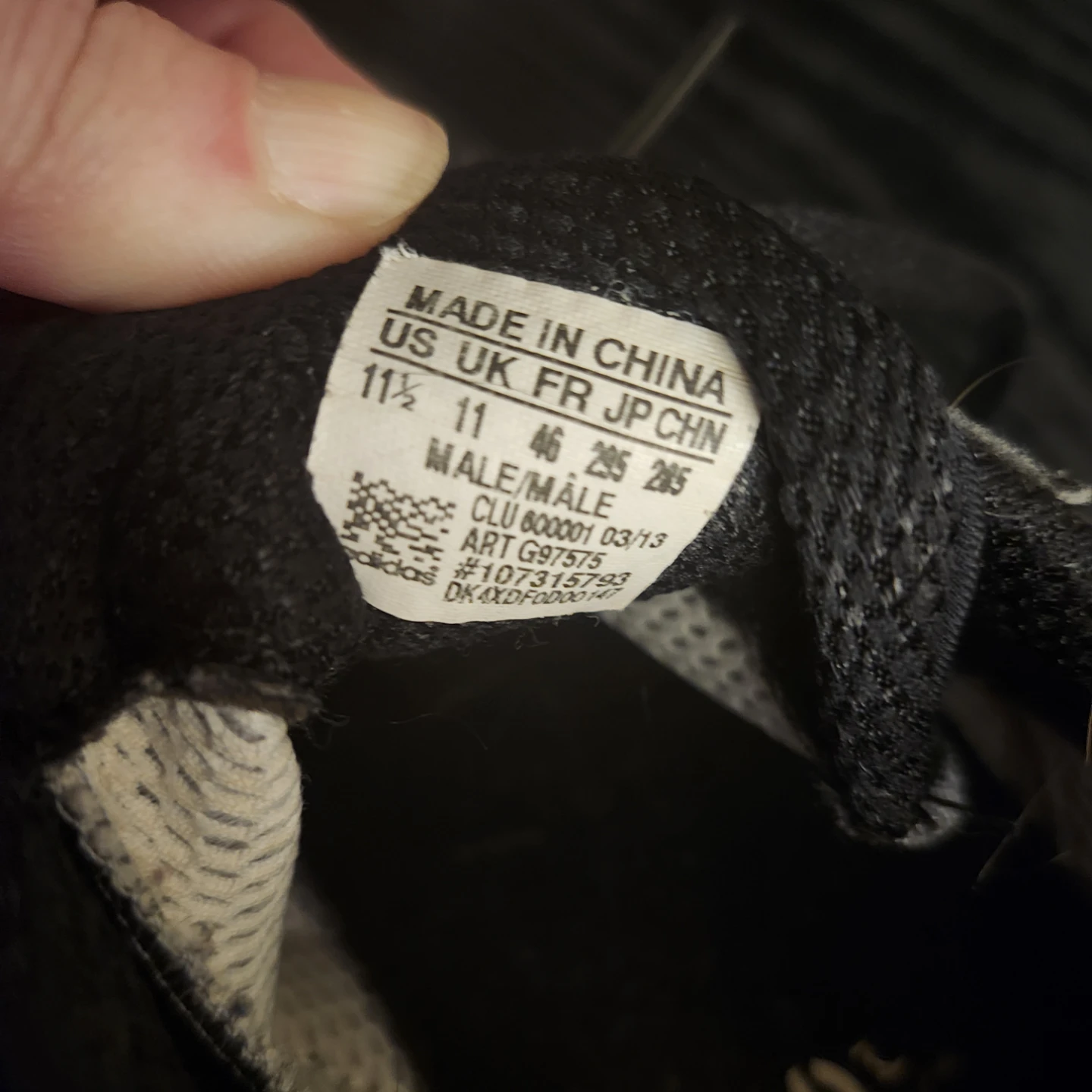 Used Adidas G97575 Running Shoes - US 11.5 - photo 4