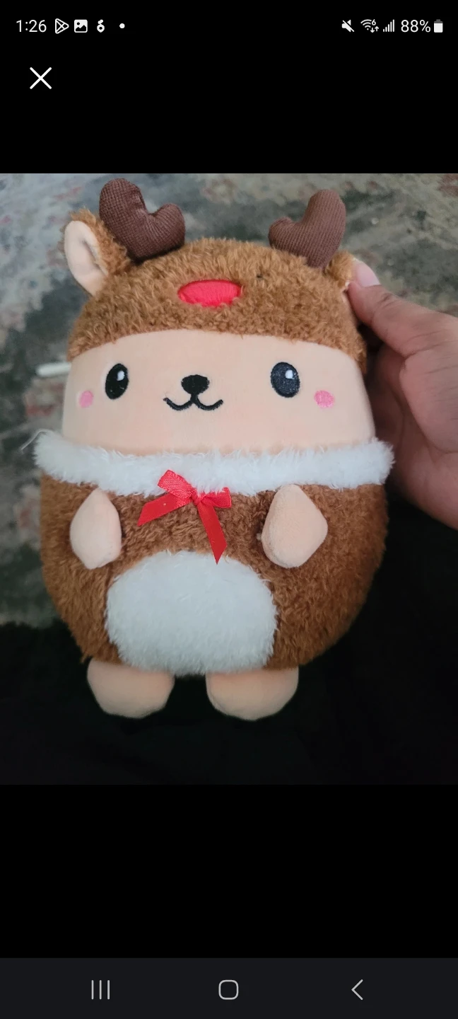 🧡 Cute Reindeer Plush Toy