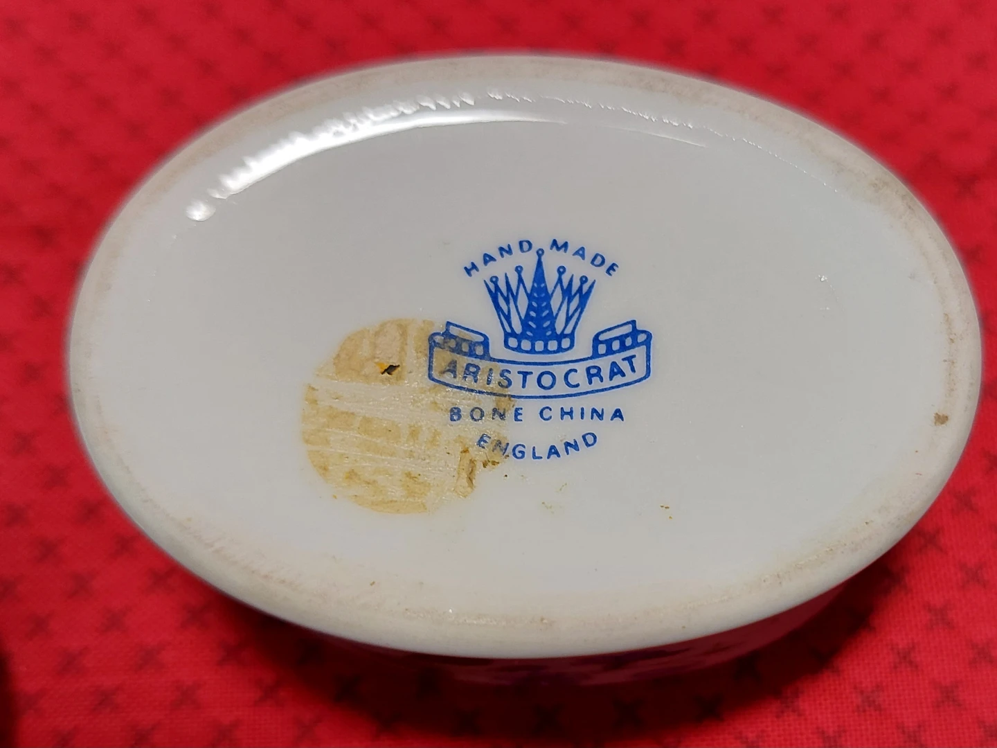 Vintage Aristocrat Bone China Bell & Trinket Box Set - photo 4
