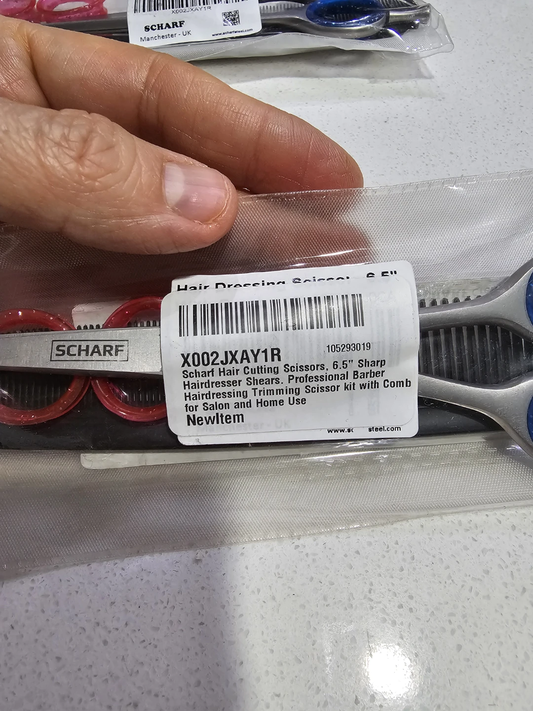 Scharf Hair Cutting Scissors, 6.5" Sharp Hairdresser Shears... - photo 5