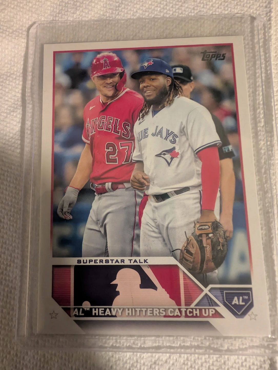 Topps Baseball Card - Superstar Talk - Heavy Hitters Catch Up