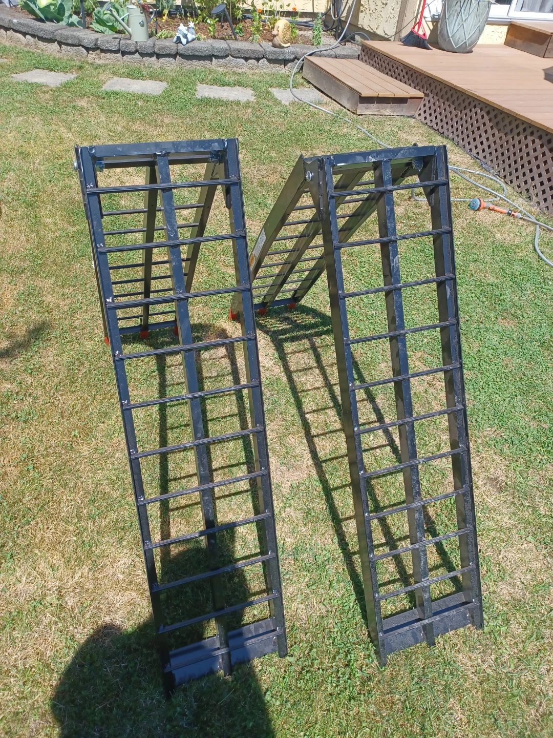 Black Aluminum Loading Ramps (Pair)