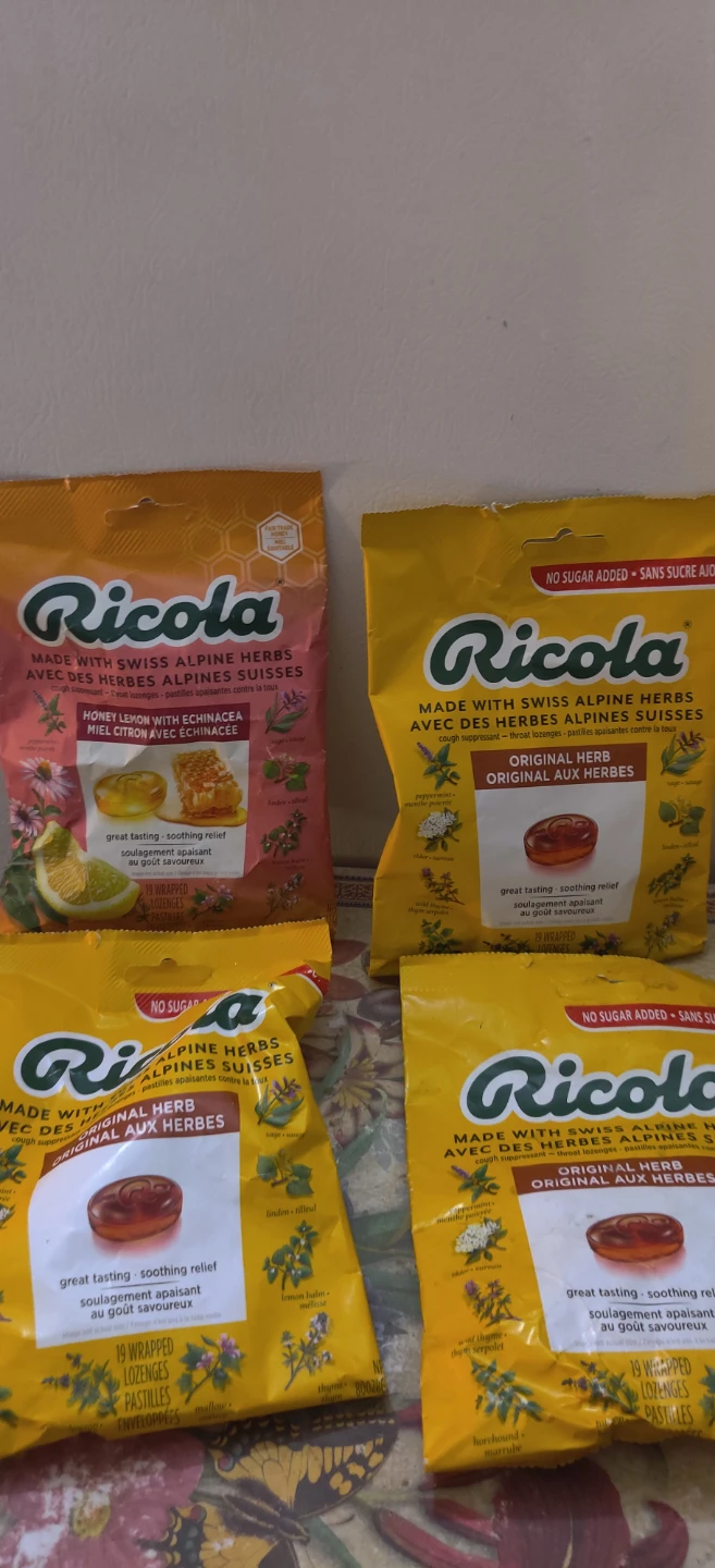 Ricola Original Herb Lozenges x 4