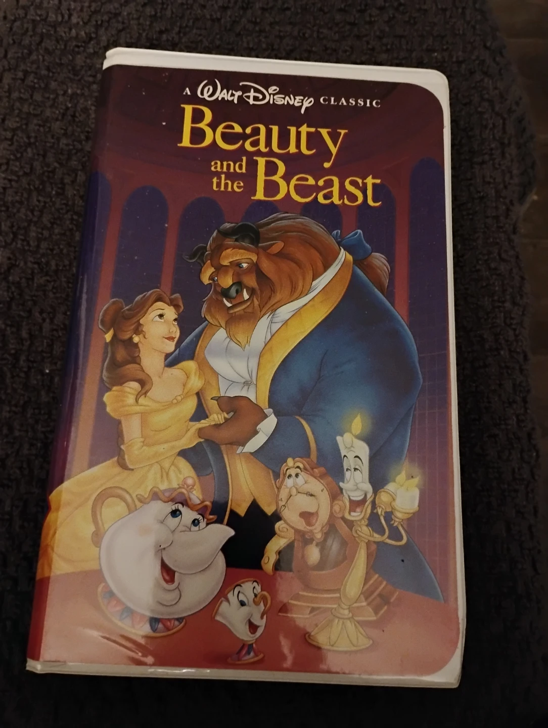 VINTAGE! DISNEY'S BEAUTY AND THE BEAST, VHS. 1992