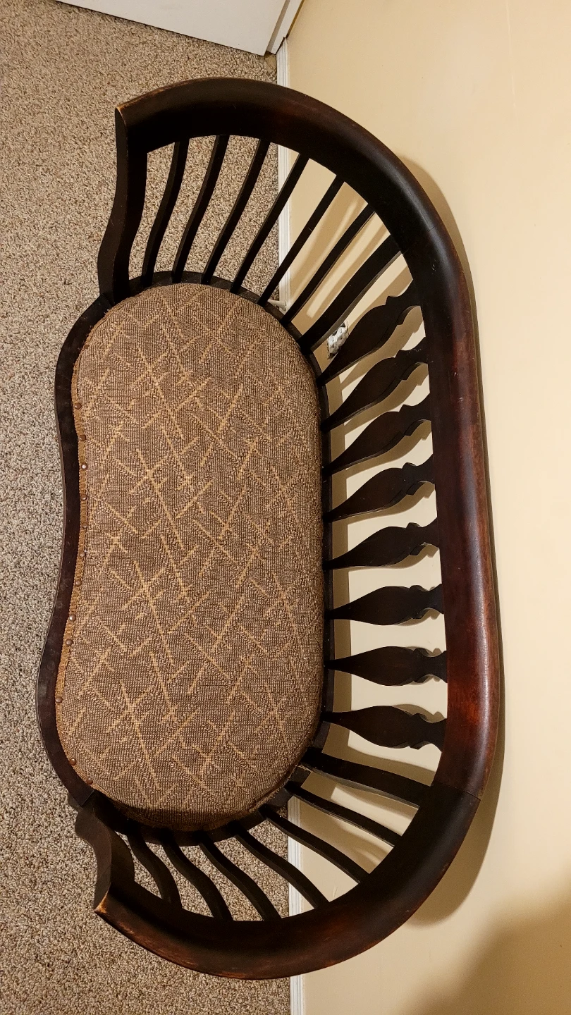 Antique Settee Bench - photo 4